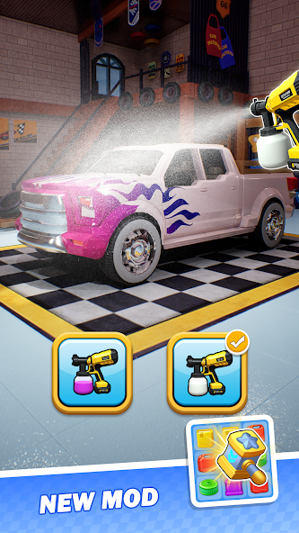 Car Mods Factory - Match 3 screenshot 19