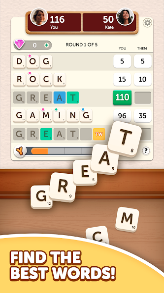 Word Yatzy - Fun Word Puzzler screenshot 1