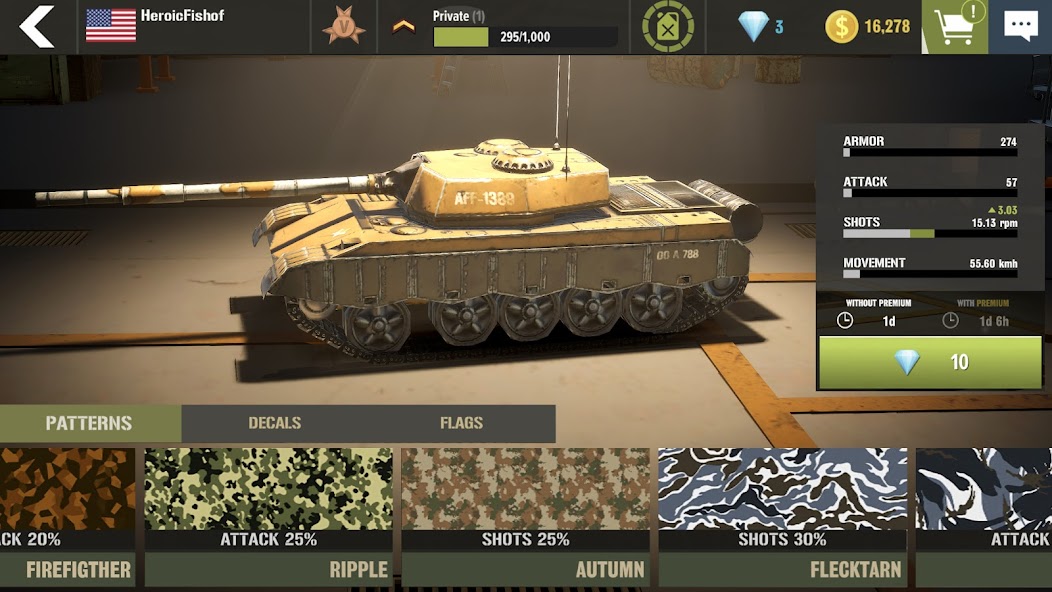 War Machines：Tanks Battle Game screenshot 10