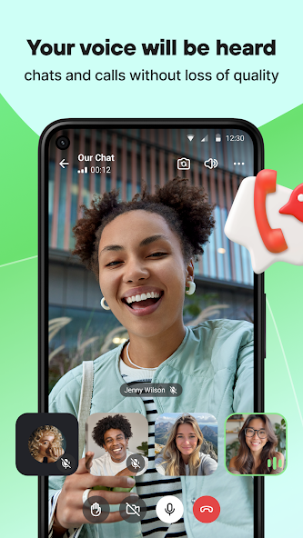 Online chat, calls - Gem Space screenshot 11