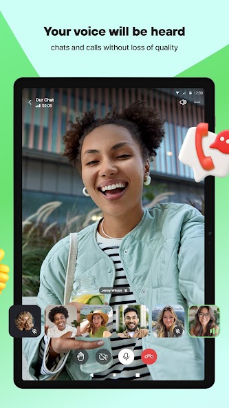 Online chat, calls - Gem Space screenshot 17