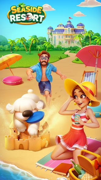 Seaside Resort: Match 3 screenshot 1