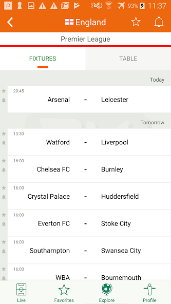 Futbol24 soccer livescore app screenshot 5