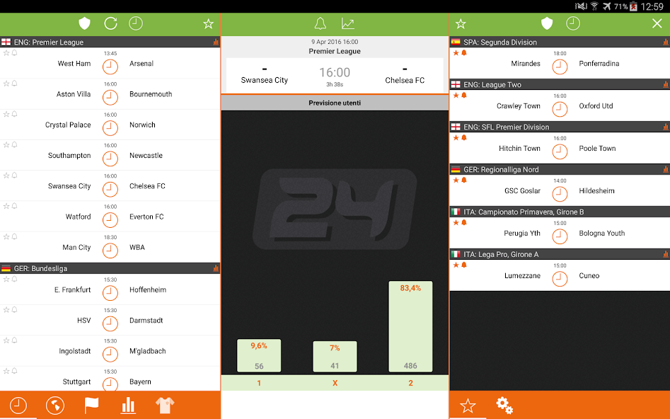 Futbol24 soccer livescore app screenshot 8
