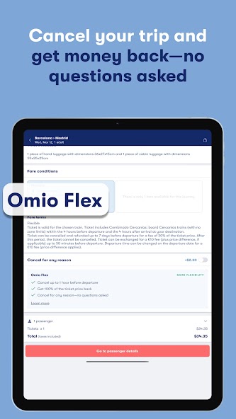 Omio: Book Train, Bus, Flights screenshot 4
