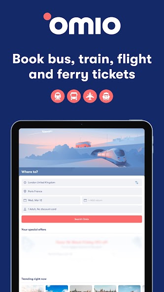 Omio: Book Train, Bus, Flights screenshot 5