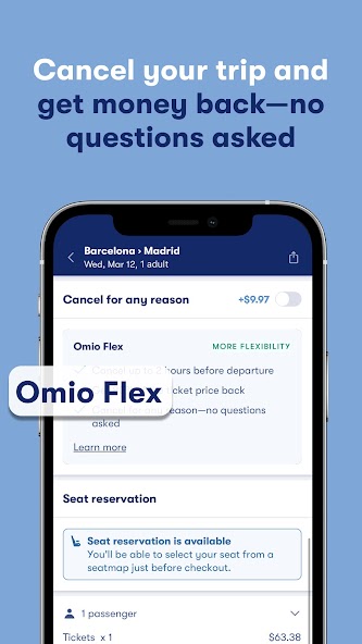 Omio: Book Train, Bus, Flights screenshot 15
