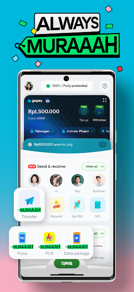 GoPay: Transfer Pulsa Bills screenshot 1