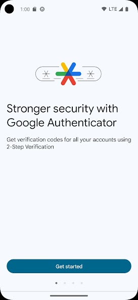 Google Authenticator screenshot 1