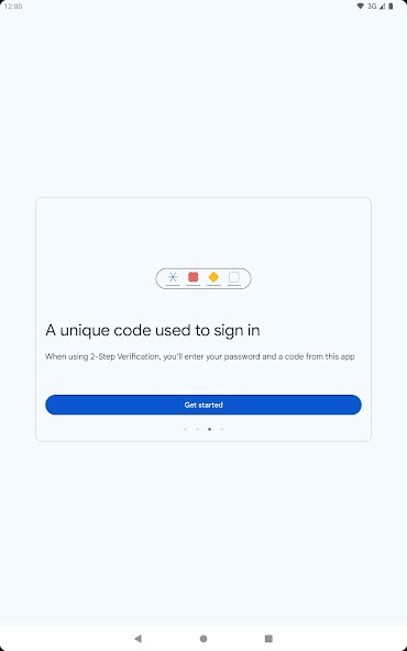 Google Authenticator screenshot 2