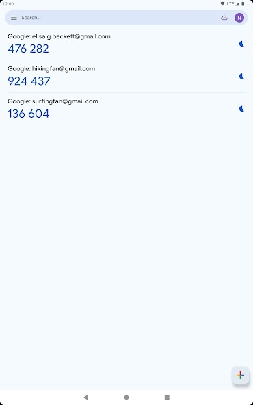 Google Authenticator screenshot 4