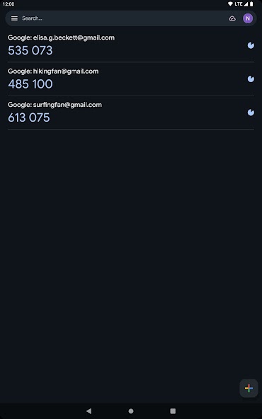 Google Authenticator screenshot 5