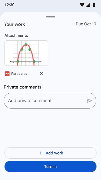 Google Classroom screenshot 8