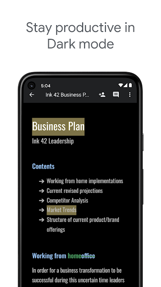 Google Docs screenshot 5