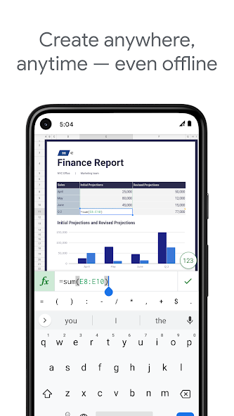 Google Sheets screenshot 4