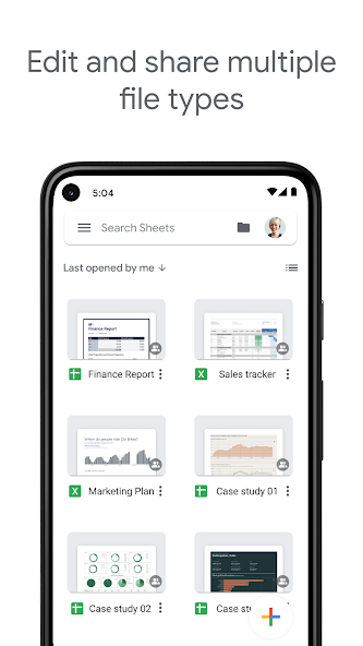 Google Sheets screenshot 5