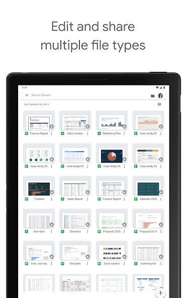 Google Sheets screenshot 10