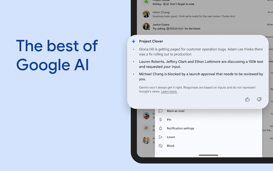 Google Chat screenshot 2