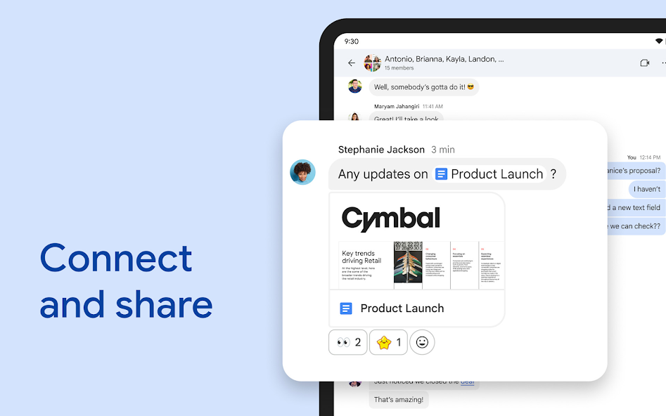 Google Chat screenshot 6