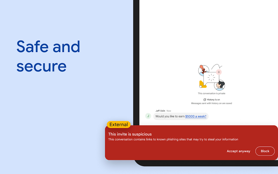 Google Chat screenshot 8