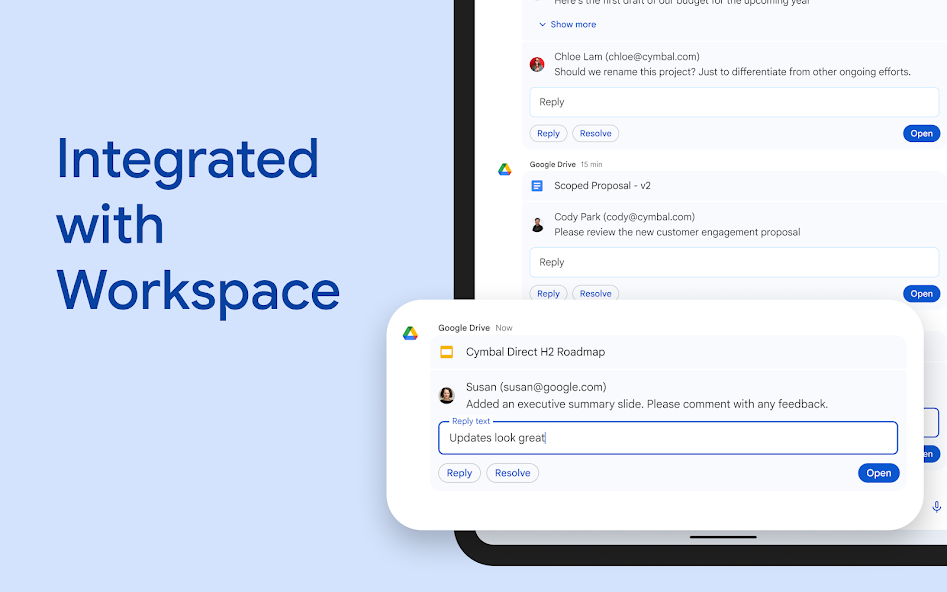 Google Chat screenshot 14