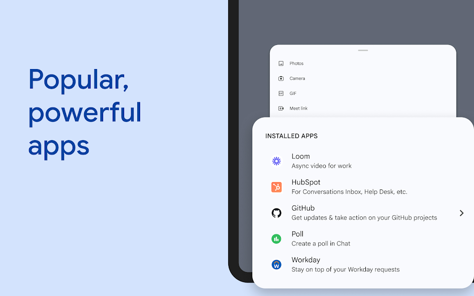 Google Chat screenshot 16