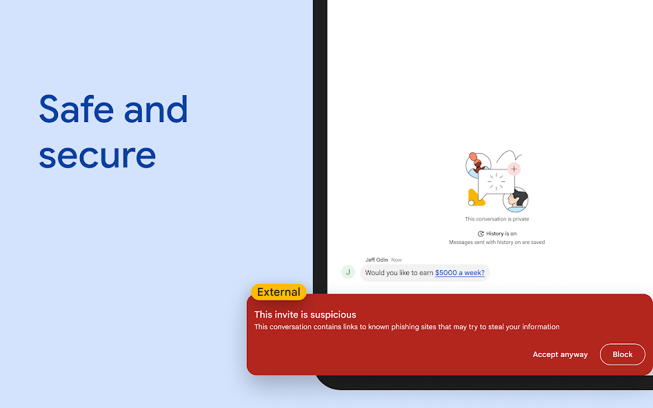 Google Chat screenshot 17