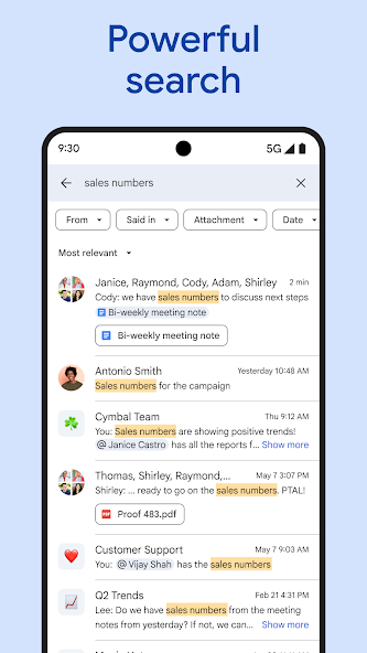 Google Chat screenshot 19