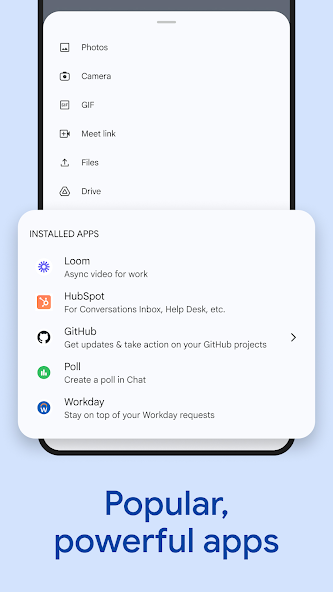 Google Chat screenshot 22