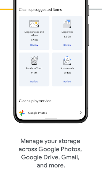 Google One screenshot 2