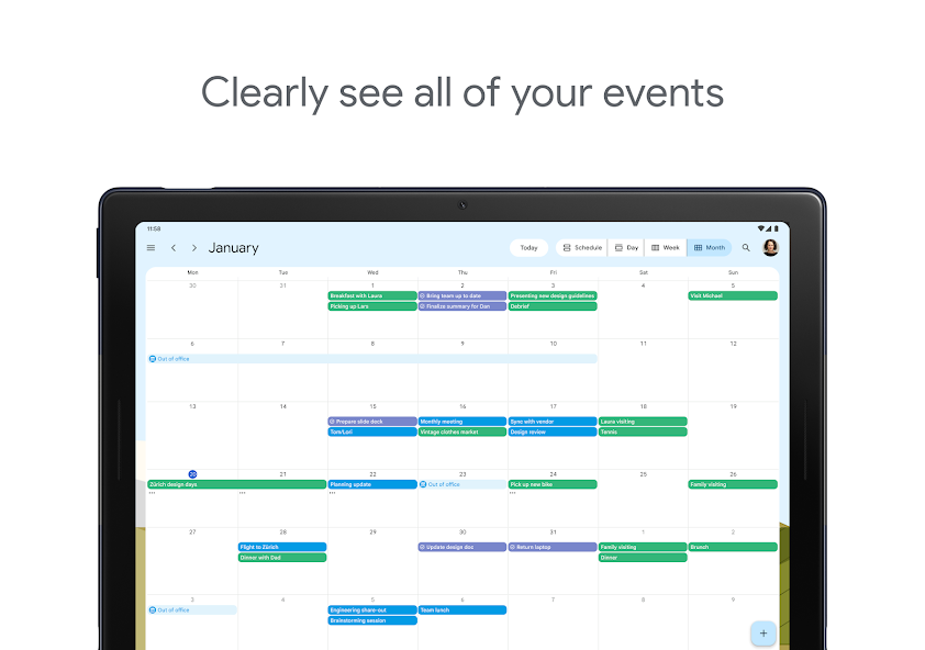 Google Calendar screenshot 4