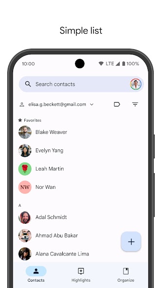 Contacts screenshot 9