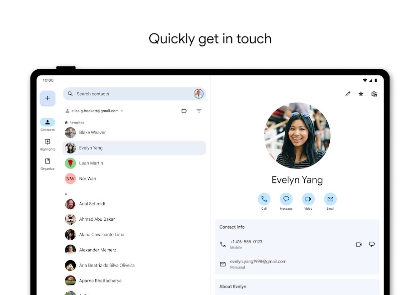 Contacts screenshot 16