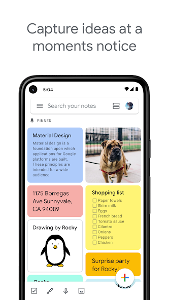 Google Keep - Notes and lists screenshot 1