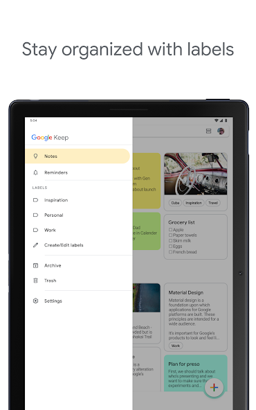 Google Keep - Notes and lists screenshot 4