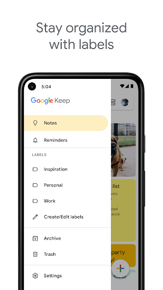 Google Keep - Notes and lists screenshot 16