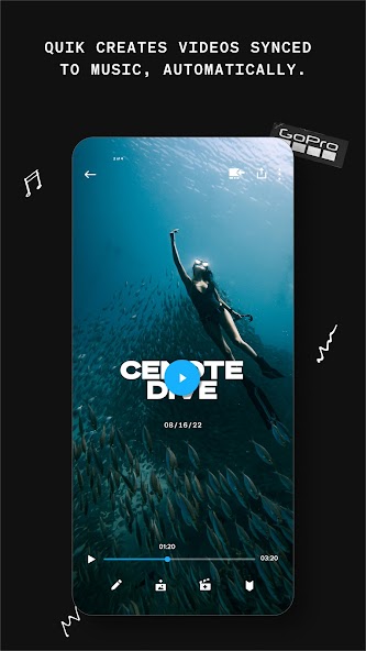 GoPro Quik: Video Editor screenshot 1