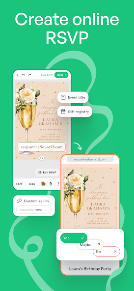 Invitation Maker: Cards & RSVP screenshot 5