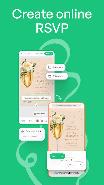 Invitation Maker: Cards & RSVP screenshot 20