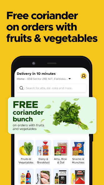 Blinkit: Grocery in 10 minutes screenshot 2