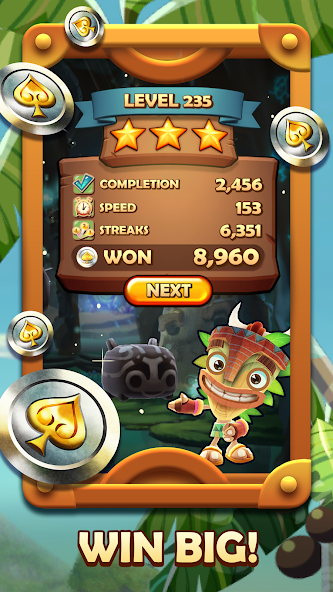 Tiki Solitaire TriPeaks screenshot 13