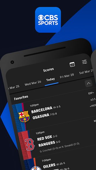 CBS Sports App: Scores & News screenshot 1
