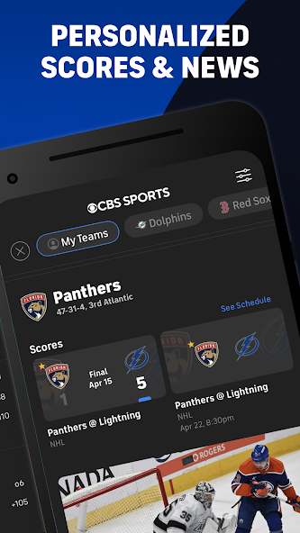 CBS Sports App: Scores & News screenshot 11
