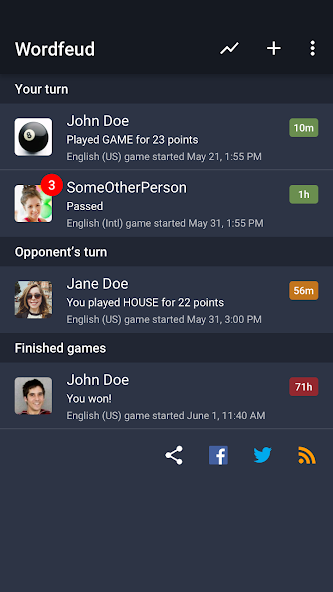 Wordfeud screenshot 6