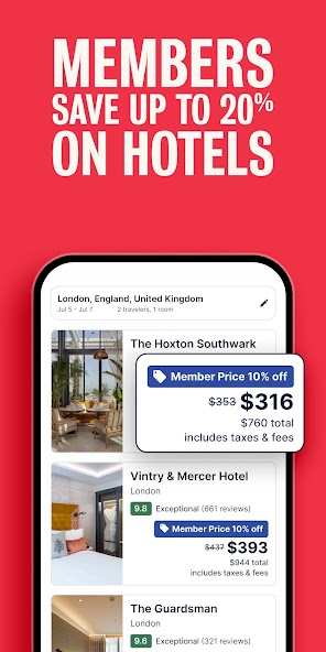 Hotels.com: Travel Booking screenshot 1