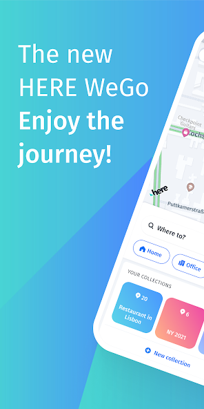 HERE WeGo: Maps & Navigation screenshot 1