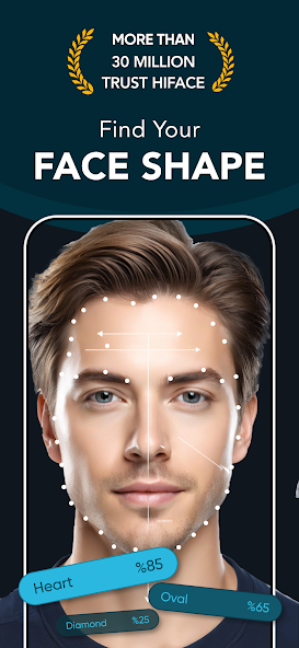 Hiface - Face Shape Detector screenshot 1