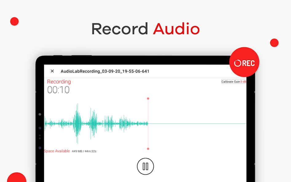 AudioLab Audio Editor Recorder screenshot 3