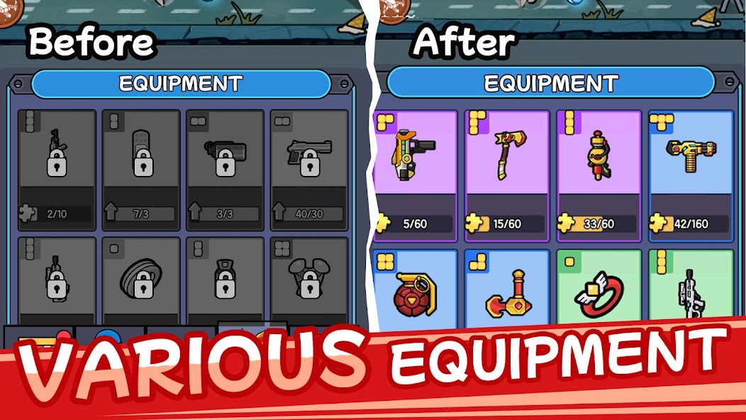 Bag Merge : Zombie Battle screenshot 14