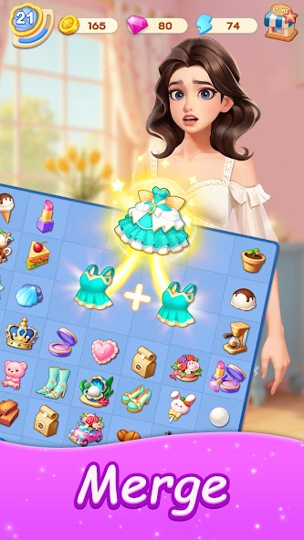Merge Fashion: Romance Story screenshot 12